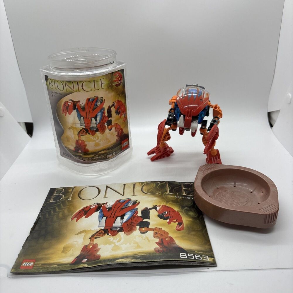 LEGO Bionicle: Tahnok (8563) Complete w/ Canister - & Instruction Manual